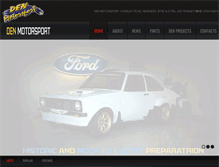 Tablet Screenshot of denmotorsport.co.uk